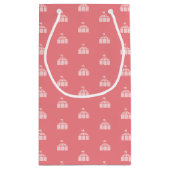 Cute Pink Carnival Circus Klein Cadeauzakje (Achterkant)