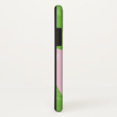 Cute Pink Cartoon Cell Case - Groen (Achterkant / rechts)