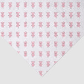 Cute Pink Cartoon Tissuepapier (Detail)