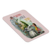 Cute Pink Caterstyle in Alice in Wonderland Art Magneet (Rechterzijde)