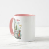 Cute Pink Caterstyle in Alice in Wonderland Art Mok (Voorkant links)