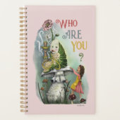 Cute Pink Caterstyle in Alice in Wonderland Art Planner (Voorkant)