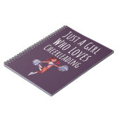 Cute Pink Cheerleading Gifts For Baby Girls Kids Notitieboek (Linkerzijde)