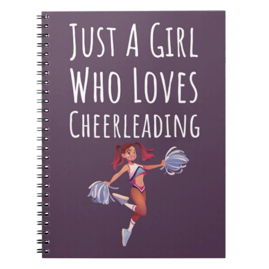 Cute Pink Cheerleading Gifts For Baby Girls Kids Notitieboek (Voorkant)