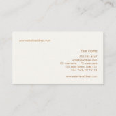 Cute Pink Cherry Blossom Floral Natuur Visitekaartje (Achterkant)