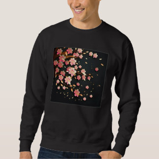 Cute Pink Cherry Blossom Illustration Flowers Mini Trui