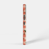 "Cute Pink Cherry Pattern Samsung Galaxy S22 Case  Samsung Galaxy Hoesje (Rechterkant)