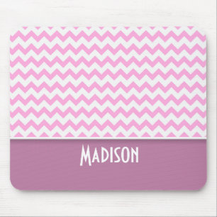 Cute Pink Chevron Muismat