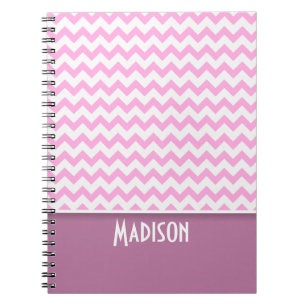 Cute Pink Chevron Notitieboek