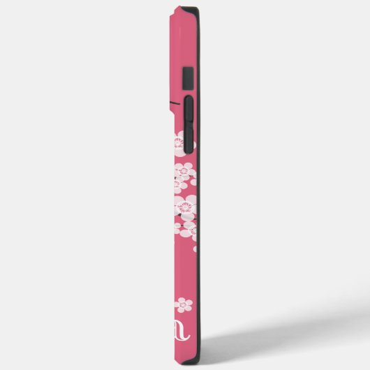 Cute Pink  Chickadee Cherry Blossom Case-Mate iPhone Case (Achterkant / Links)