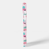Cute Pink Christmas Car Tree Seamless Pattern Case-Mate iPhone Case (Achterkant / Links)