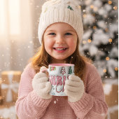 Cute Pink Christmas Cheer Mug Mok
