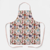 Cute Pink Christmas Nutcracker Ballet Pattern Schort (Voorkant)