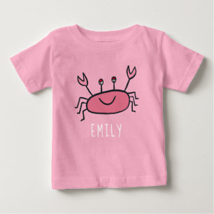 Cute Pink Crab Zee Animal Baby Girl Naam