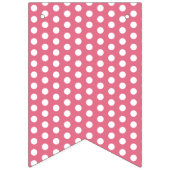 Cute Pink Crab Zee Animals Girl Birthday Vlaggetjes (Tweede vlag)