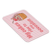 Cute Pink Cupcake Rise to Occasion Magneet (Rechterzijde)