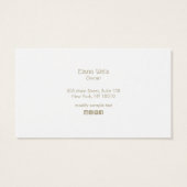 Cute Pink Daisy Floral Visitekaartje (Achterkant)