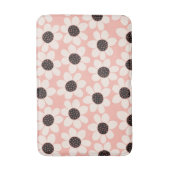 Cute Pink Daisy Flower Pattern Badmat (Voorkant Verticaal)