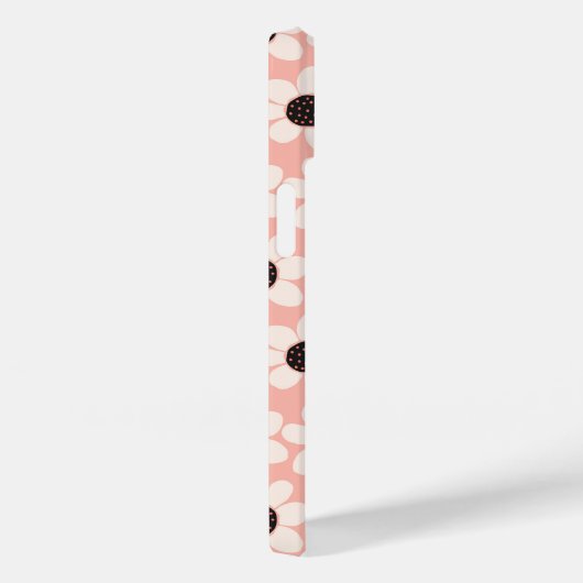 Cute Pink Daisy Flower Pattern Case-Mate iPhone Case (Achterkant / Rechts)