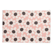Cute Pink Daisy Flower Pattern Kussensloop (Achterkant)
