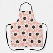 Cute Pink Daisy Flower Pattern Schort (Voorkant)