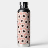 Cute Pink Daisy Flower Pattern Waterfles (Links)