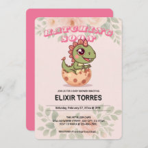 Cute Pink Dino Hatching Soon