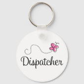 Cute Pink Dispatcher Sleutelhanger (Voorkant)