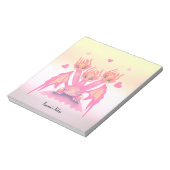 Cute pink dragons notitieblok (Linkerzijde)