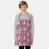 Cute Pink Easter Bunny Rabbit Patroon Schort (Gedragen)