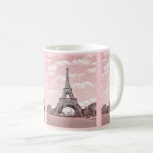 Cute Pink Eiffel Tower mok (Voorkant rechts)