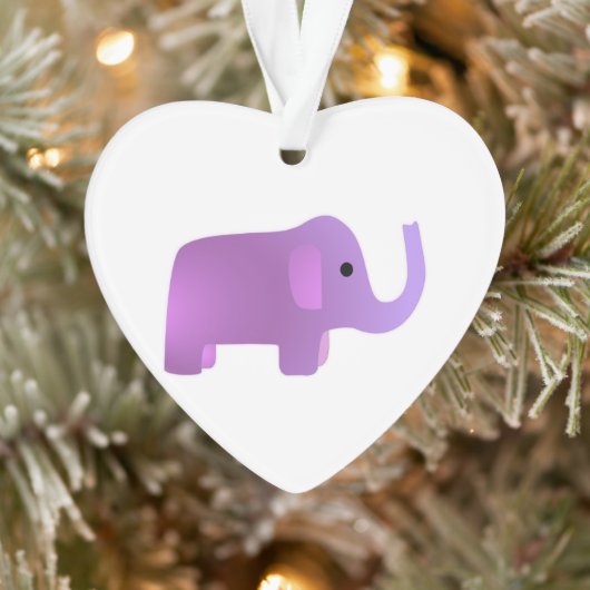 Cute Pink Elephant Ornament (Boom)