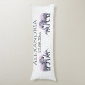 Cute Pink Elephant slaapkamer of crèche Lichaamskussen (Voorkant Verticaal)