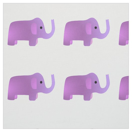 Cute Pink Elephant Stof (Swatch)