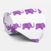 Cute Pink Elephant Stropdas (Opgerold)