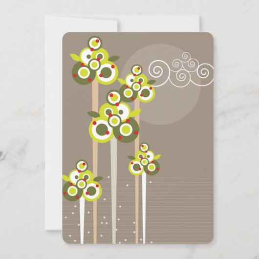 Cute Pink Elephants Family Baby Girl Foto geboorte Aankondiging (Achterkant)