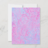 Cute Pink en Blue Fawns Gender onthullen Kaart (Achterkant)