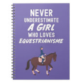 Cute Pink Equestrian Gifts For Baby Girls Kids Notitieboek (Voorkant)