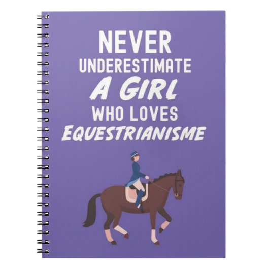 Cute Pink Equestrian Gifts For Baby Girls Kids  Notitieboek (Voorkant)