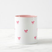 Cute Pink Feminine Coffee Cup Mok (Midden)
