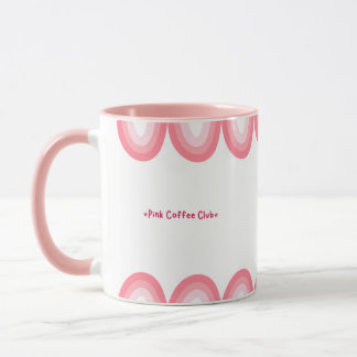 Cute Pink Feminine Coffee Cup Mok