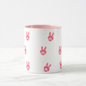 Cute Pink Feminine Coffee Cup Mok (Midden)