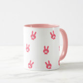 Cute Pink Feminine Coffee Cup Mok (Voorkant rechts)