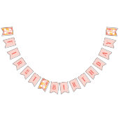 Cute Pink First Birthday Balloon Banner (Alle)