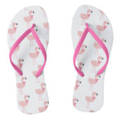 Cute Pink Flamingo Cartoon Pattern Teenslippers (Voetbed)