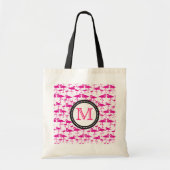 Cute Pink Flamingo clobag Tote Bag (Voorkant)