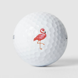 Cute Pink Flamingo Golfballen