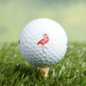 Cute Pink Flamingo Golfballen (Insitu Shirt)