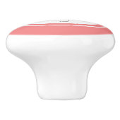 Cute Pink Flamingo Illustratie Keramische Knop (Zijkant)