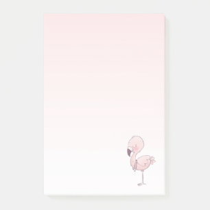 Cute Pink Flamingo Illustratie Post-it® Notes